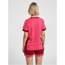 hummel LEAD kurzarm Polyester Trikot Damen raspberry sorbet XS