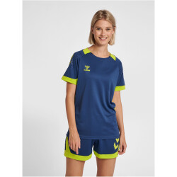 hummel LEAD kurzarm Polyester Trikot Damen dark denim XS
