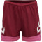 hummel LEAD Damen Polyester Shorts biking red M