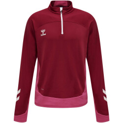 hummel LEAD 1/2-Zip Trainingspullover biking red S
