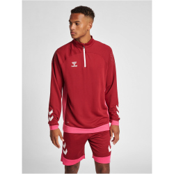 hummel LEAD 1/2-Zip Trainingspullover biking red S