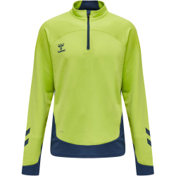 hummel LEAD 1/2-Zip Trainingspullover lime punch M