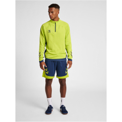 hummel LEAD 1/2-Zip Trainingspullover lime punch M