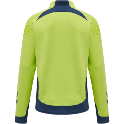 hummel LEAD 1/2-Zip Trainingspullover lime punch XL