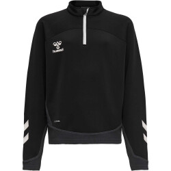 hummel LEAD 1/2-Zip Pullover Kinder black 116