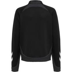 hummel LEAD 1/2-Zip Pullover Kinder black 128