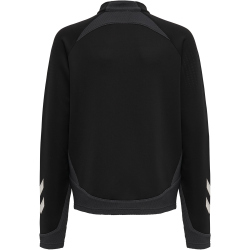 hummel LEAD 1/2-Zip Pullover Kinder black 140