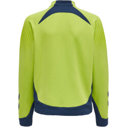 hummel LEAD 1/2-Zip Pullover Kinder lime punch 116