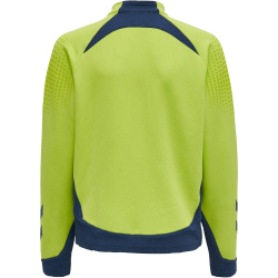 hummel LEAD 1/2-Zip Pullover Kinder lime punch 128