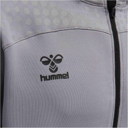 hummel LEAD Zip Polyester Hoodie grey melange S