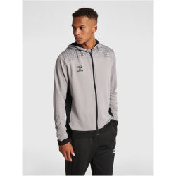 hummel LEAD Zip Polyester Hoodie grey melange S