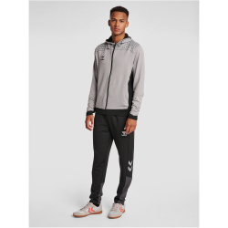 hummel LEAD Zip Polyester Hoodie grey melange S