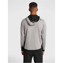hummel LEAD Zip Polyester Hoodie grey melange S