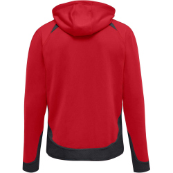 hummel LEAD Zip Polyester Hoodie true red 3XL
