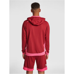 hummel LEAD Zip Polyester Hoodie biking red XXL