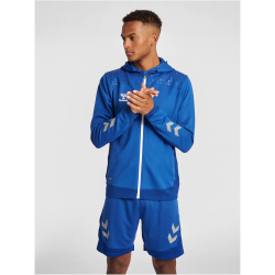 hummel LEAD Zip Polyester Hoodie true blue S