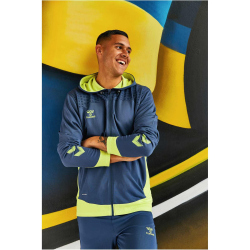 hummel LEAD Zip Polyester Hoodie dark denim S