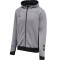 hummel LEAD Zip Polyester Hoodie Kinder grey melange 116