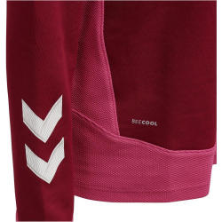 hummel LEAD Damen 1/2-Zip Pullover biking red S