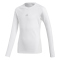 adidas Alphaskin langarm Funktionsshirt Kinder white 140