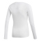 adidas Alphaskin langarm Funktionsshirt Kinder white 140