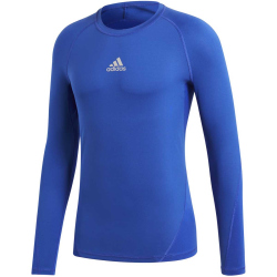 adidas Alphaskin Funktionsshirt langarm boblue XL