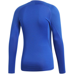 adidas Alphaskin Funktionsshirt langarm boblue L