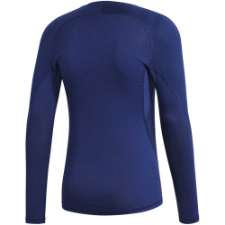 adidas Alphaskin Funktionsshirt langarm dkblue M