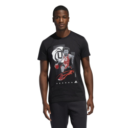 adidas Rose Geek Up Freizeit T-Shirt Herren