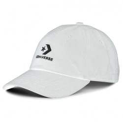CONVERSE Lock UP Baseball Cap white/black