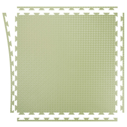 TRENDY SPORT Sportmatte Judo - 100x100x4 cm Grün/Rot