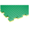TRENDY SPORT Sportmatte Profi - 100x100x2 cm Gr&uuml;n/Gelb