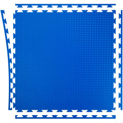 TRENDY SPORT Sportmatte Bodenmatte Standard - 100x100x2 cm Grün/Gelb