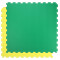 TRENDY SPORT Sportmatte Bodenmatte Standard - 100x100x2 cm Grün/Gelb