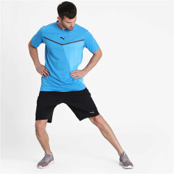 PUMA Train Thermo R+ BND kurzarm Trainingsshirt Herren nrgy blue S