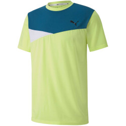 PUMA Train Color Block kurzarm T-Shirt Herren fizzy yellow S