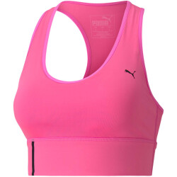 PUMA Mid Impact Long Line Bra Sport-BH pink XS
