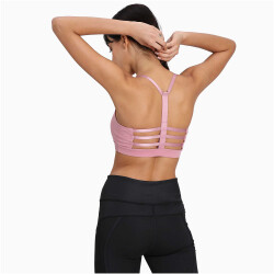 PUMA Low Impact Strappy Bra Sport-BH pink XS