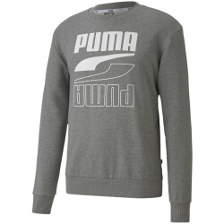 PUMA Rebel Crew TR Sweatshirt Herren medium gray heather S