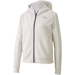 PUMA Nu-tility Kapuzenjacke Damen PUMA white heather XS