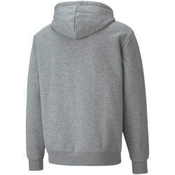 PUMA Rebel Hoodie Small Logo FL Sweatshirt gray M
