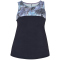 york Anja 2-L Damen Top navy/turquoise 42