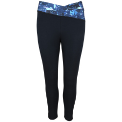 york Rama 2-L Damen 7/8-Leggings black combo 42