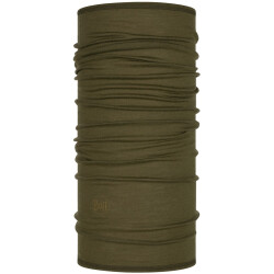 BUFF Lightweight Merinowolle Multifunktionstuch solid bark
