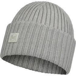 BUFF Merinowolle Fisherman Hat Ervin Mütze light grey