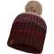 BUFF Fleece Bommelmütze Alina maroon