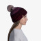 BUFF Fleece Bommelmütze Alina maroon