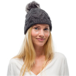 BUFF Knitted & Fleece Band Hat Caryn Bommelmütze...