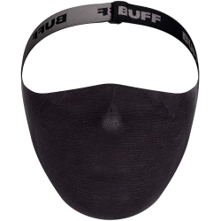 BUFF Mund-Nasen-Schutz Maske mit Filter solid black