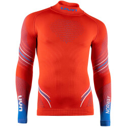 UYN Natyon 2.0 langarm Ski-Funktionsshirt Norway L/XL